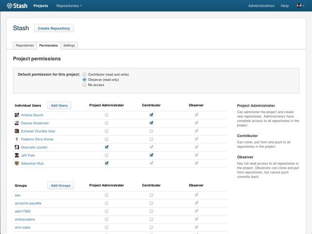 Atlassian Stash 1.3 发布，Git 管理系统