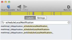 [原]逆向iOS SDK -- “添加本地通知”的流程分析