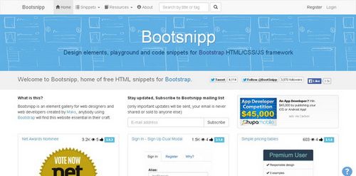 15个最好的Bootstrap设计工具推荐