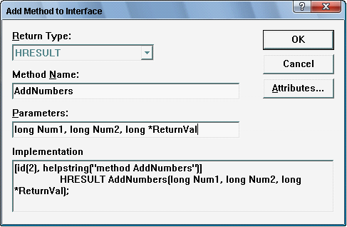 使用ATL设计组件(VC6.0)