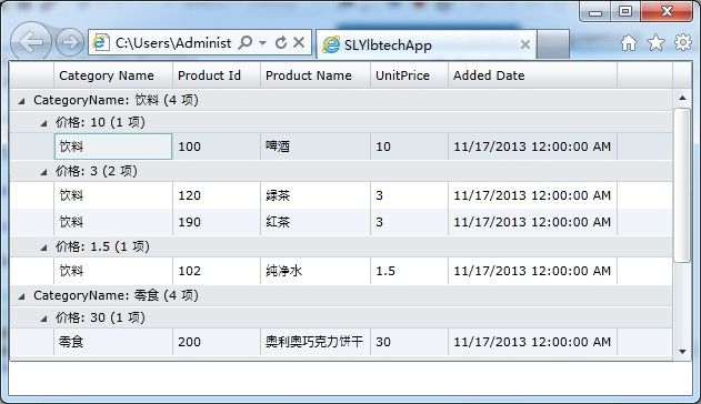 SilverLight-DataControls:四、The PagedCollectionView(分页的集合视图) 对象