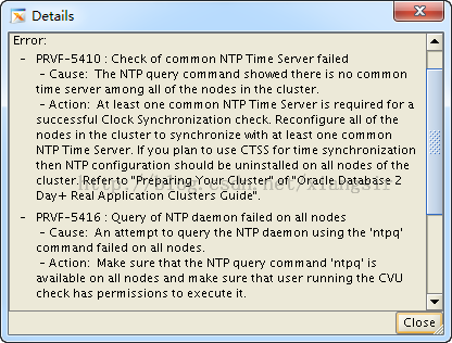 [置顶] Bug 11775332 - cluvfy fails with PRVF-5636 with DNS response timeout error [ID 11775332.8]