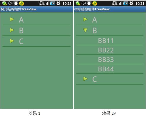 自定义树形结构组件—TreeView