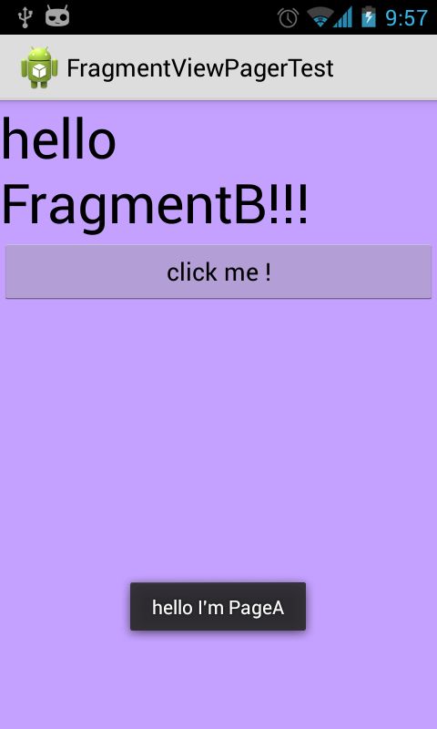 Android使用Fragment来实现ViewPager的功能（解决切换Fragment状态不保存）以及各个Fragment之间的通信