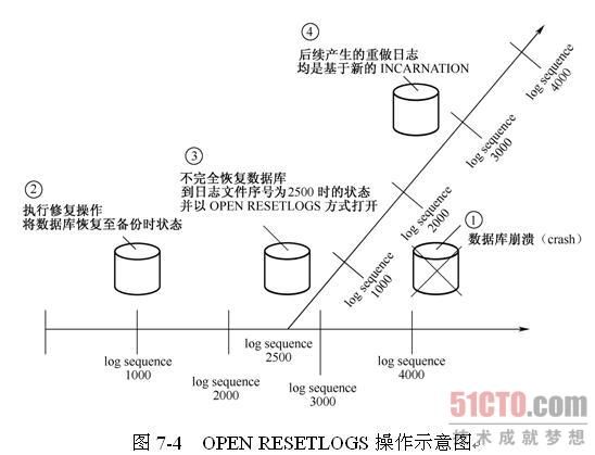 alter database open resetlogs