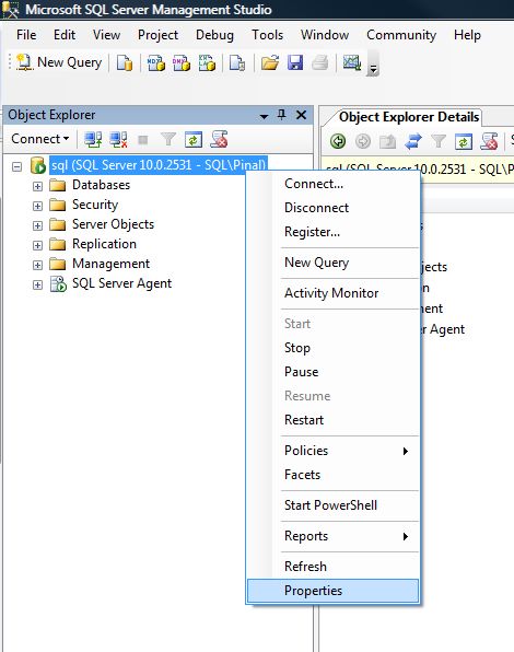 解决SQL Server管理器无法连接远程数据库的问题