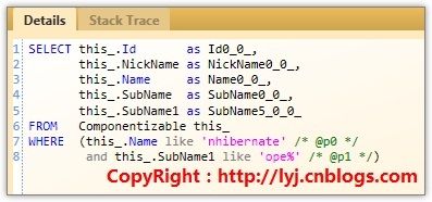 NHibernate Issues之1902：示例查询(Query By Example)