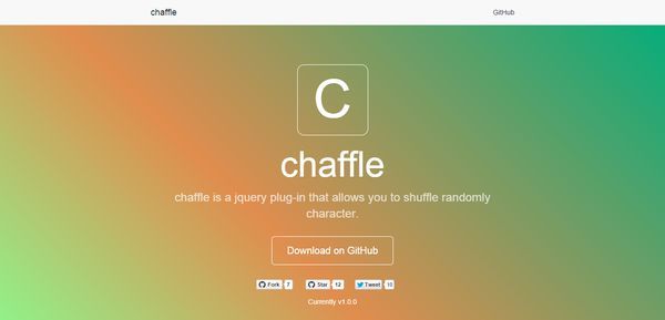 chaffle