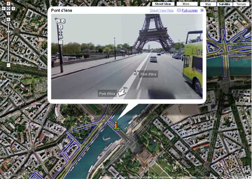Google发布法国街景地图