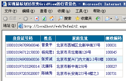 GridView 几种使用方法