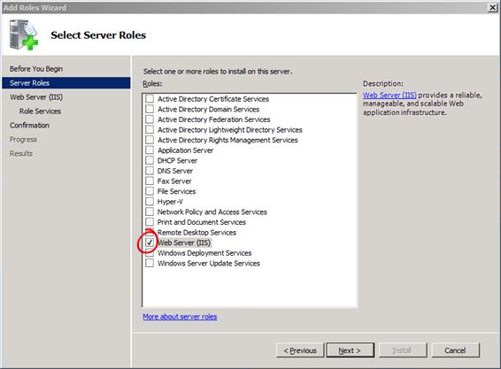 Windows Azure VM Role (4) 在VHD中安装需要的功能