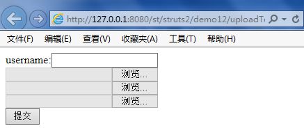 sruts2：单个文件上传，多个文件上传（属性驱动）