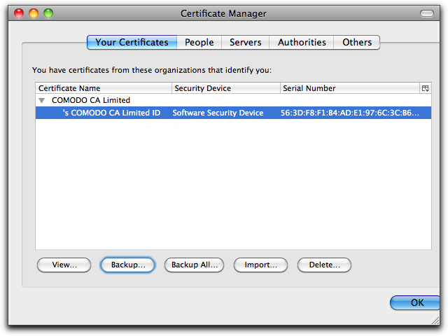 Get Certificate of website by Firefox