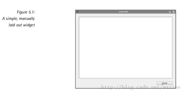 《Qt编程的艺术》——5.1 手动布局