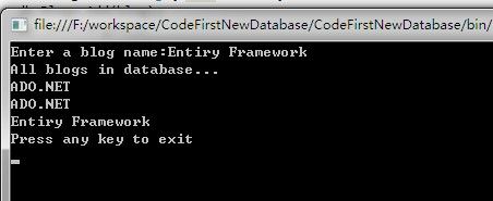 CodeFirst New Database 使用Migration 和Fluent API