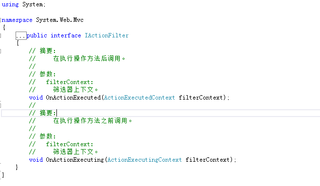 MVC4 过滤器使用和怎样控制全部action和部分action
