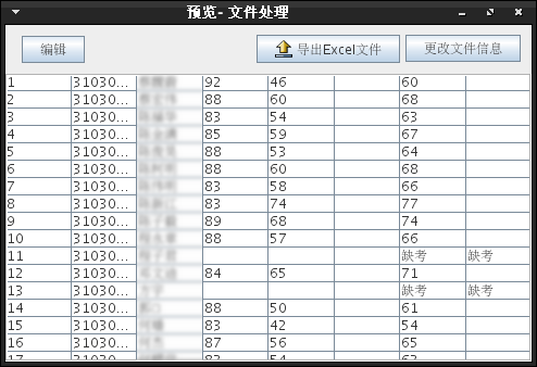 jtable 隐藏表头标题行