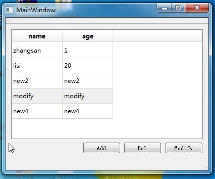 Qt学习笔记 TableWidget使用说明和增删改操作的实现