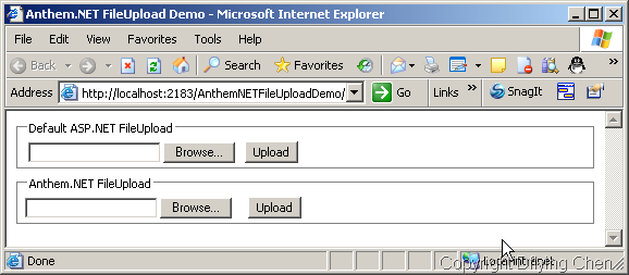 Anthem.NET 1.5中的FileUpload控件实现Ajax方式的文件上传