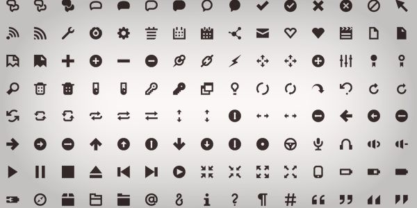 Flat Icons & Icon Fonts