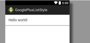 Android5.0 ListView特效的简单实现