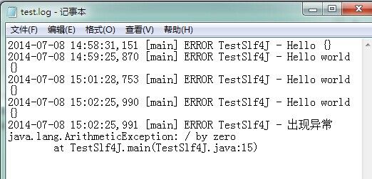 SLF4j+LOG4j