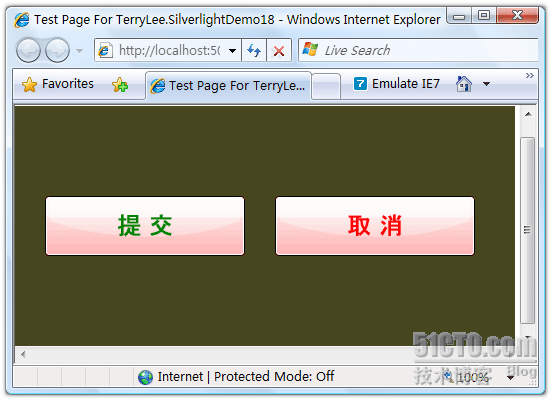 （8）：Silverlight 2 使用样式封装控件观感