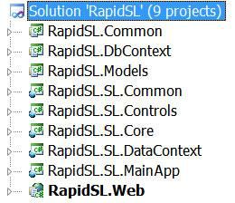 基于 Silverlight的快速开发框架RapidSL新版改进源码