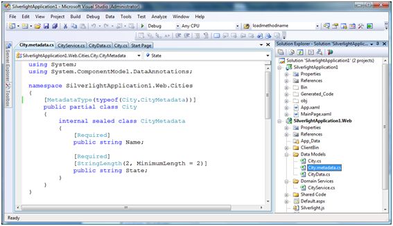 ：Silverlight客户端代码如何生成的----MS RIA Services Framework白皮书简译