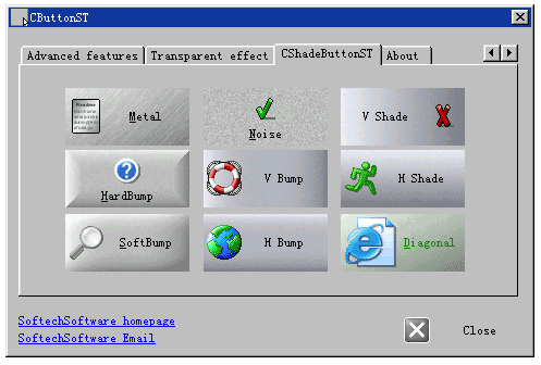 CButtonST按钮教程