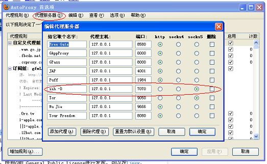 通过SSH代理访问国外网站