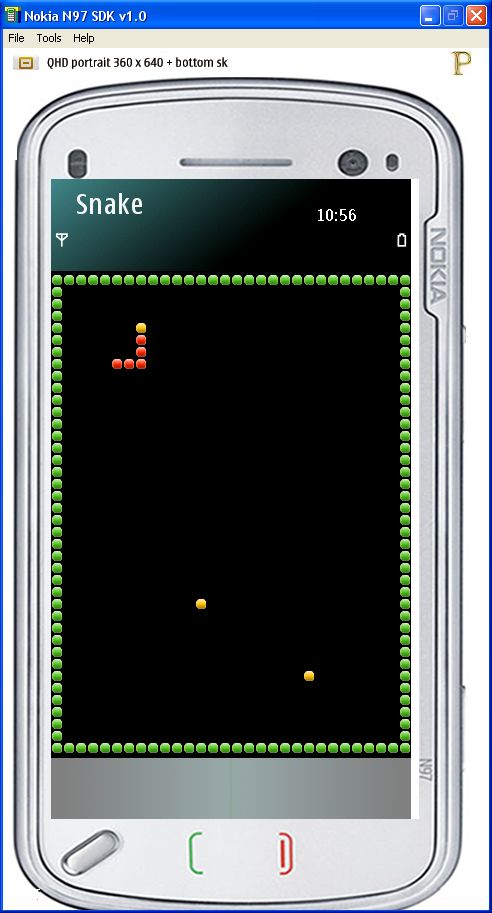 【贪吃蛇—Java程序员写Android游戏】系列 2. 用J2ME实现Android的Snake Sample预览