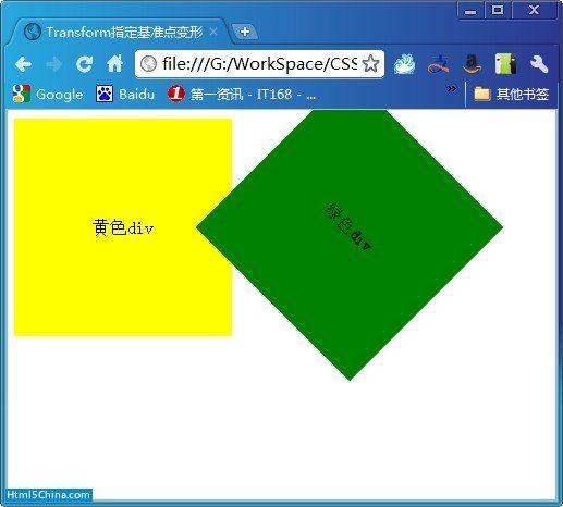 CSS3中的transform变形