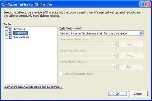 Sync Services for ADO.Net Visual Studio 2008 Service Pack 1 Beta VS2008 SP1