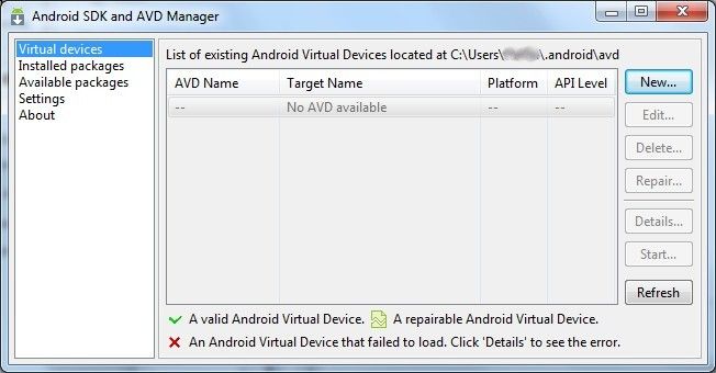 Android开发者指南(13) —— With AVD Manager