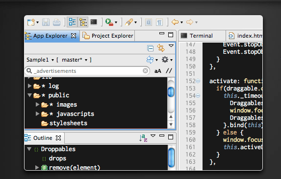 best free IDEs and Editors for programmers and designers  - aptana