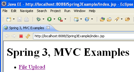 Spring 3 MVC File Upload, Spring MVC File Upload