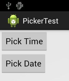 Android控件之TimePicker和DatePicker