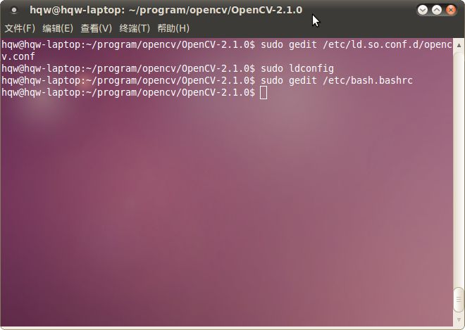 Ubuntu10.10中安装opencv2.1_数字图像处理