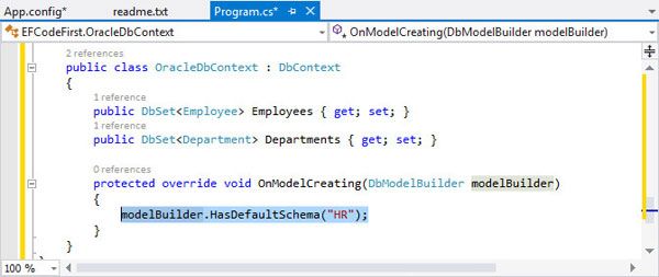 Oracle中使用Entity Framework 6.x Code-First