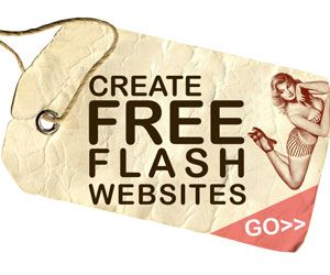 Create free stunning flash websites!