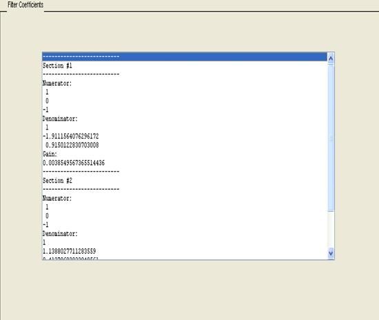 MATLAB FDATool IIR数字滤波器设计