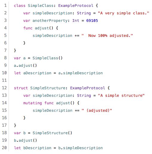 Enumeration & Structures & Protocl & Extension