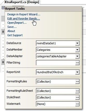 DevExpress XtraReports 入门二 创建 data-aware(数据感知) 报表