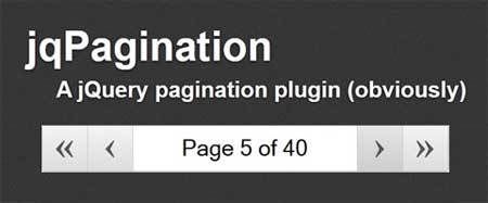 jQuery 分页插件 jqPagination的使用