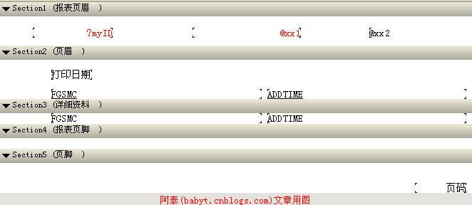 VS.Net中向报表模板中传递参数与公式