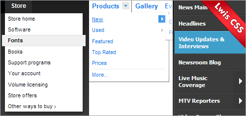 lwis menu 30+ Useful Drop Down Menu Scripts To Enhance Header Navigation