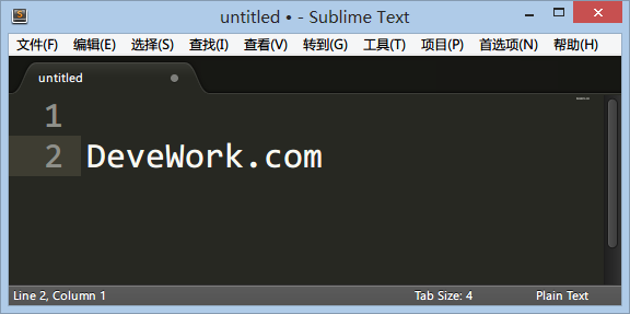 Sublime Text 3汉化包