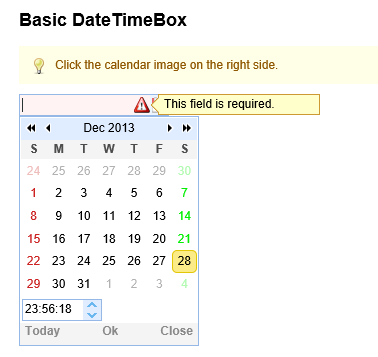 easyui源码翻译1.32--DateTimeBox（日期时间输入框）