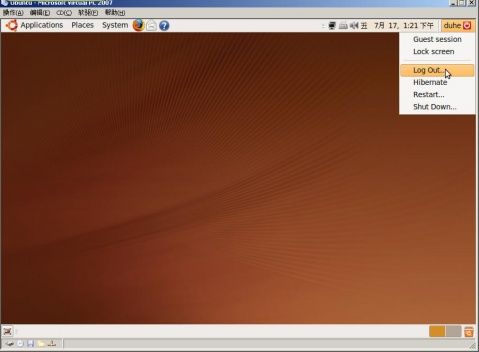 Virtual PC 2007 SP1虚拟机上安装Ubuntu 9.04桌面版 - duhe303 - duhe303的博客